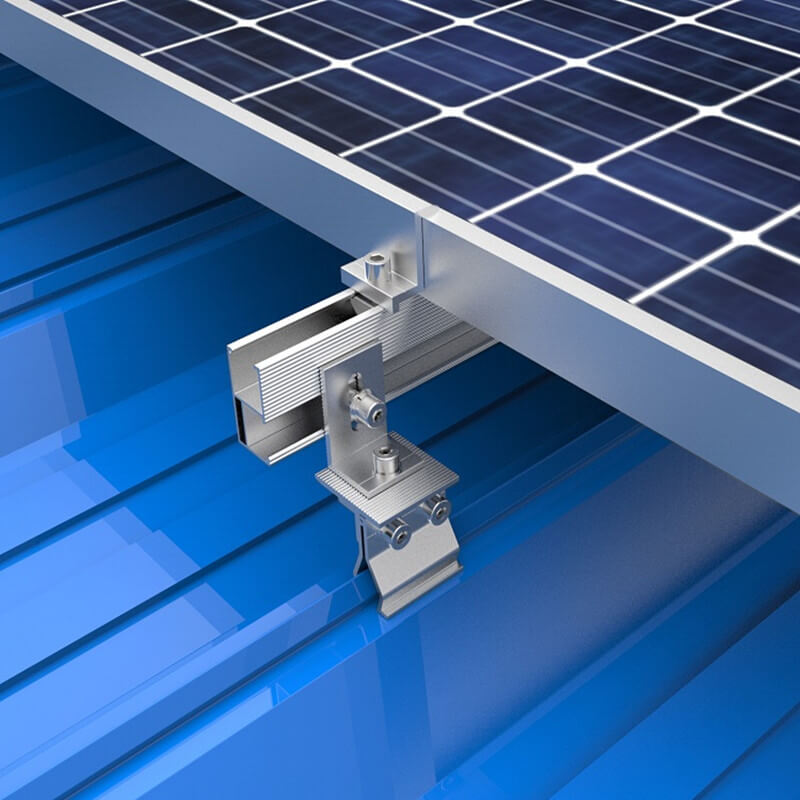 Metal roof solar