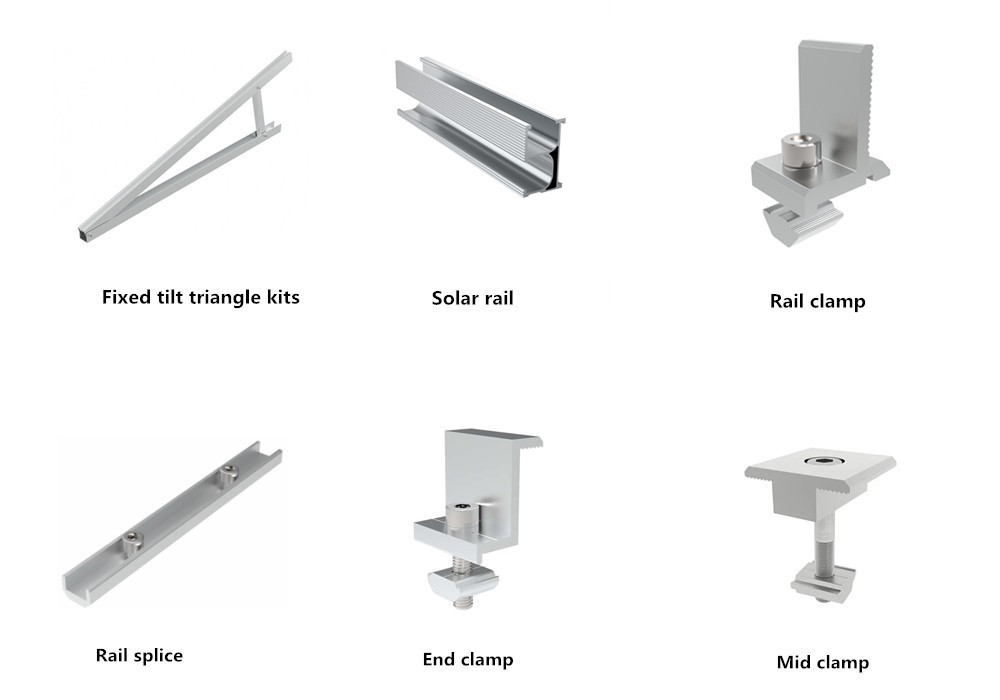 Solar triangle tilt mount