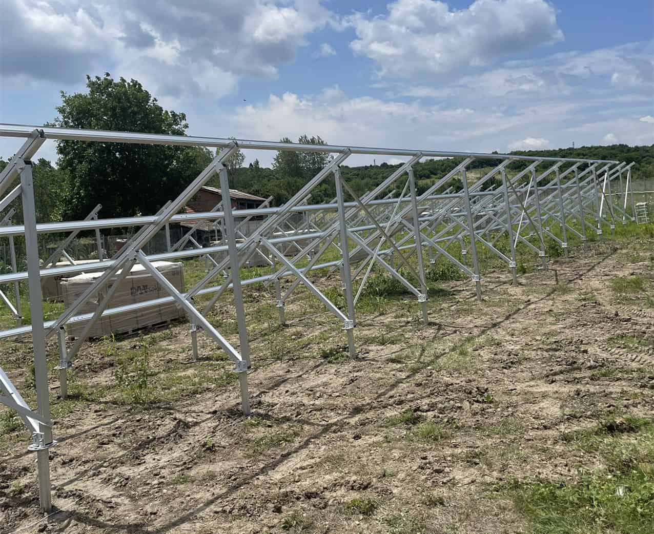1MW Solar Farm Under Construction In Bulgaria
