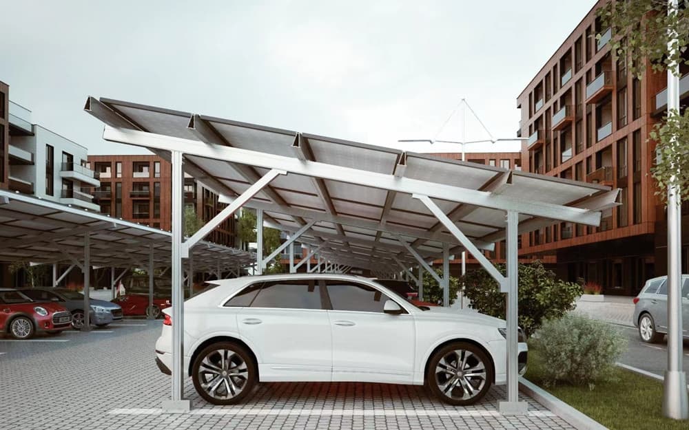 waterproof solar carport system