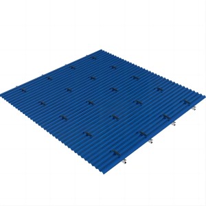 Solar metal roof rail