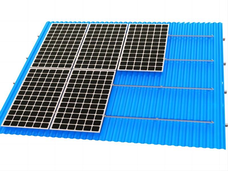 Roof mount solar rail