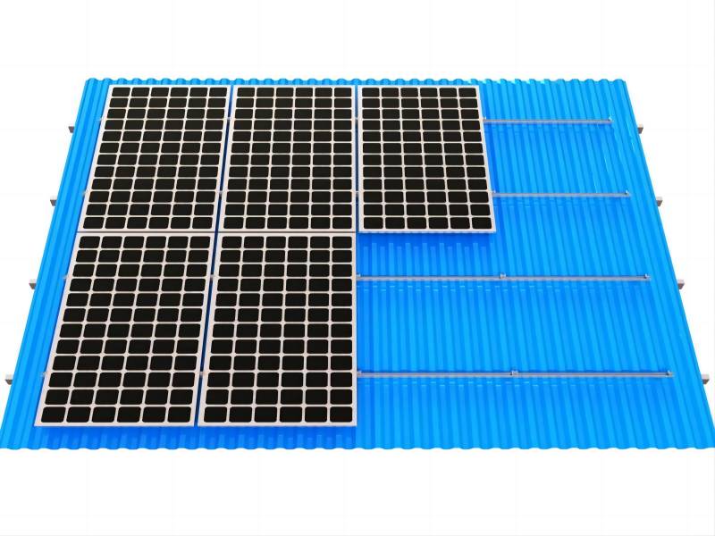 Solar panel mounting brackets metal roof