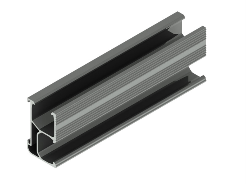 Solar panel mounting rail