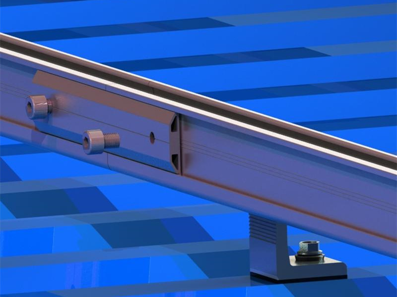 Aluminum solar rail splice